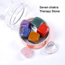 Load image into Gallery viewer, Natural Crystal Elixir Bottles Gemstone Glass Therapy Stone Tea Filter
