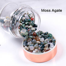 Load image into Gallery viewer, Natural Crystal Elixir Bottles Gemstone Glass Therapy Stone Tea Filter
