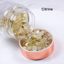 Load image into Gallery viewer, Natural Crystal Elixir Bottles Gemstone Glass Therapy Stone Tea Filter
