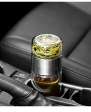 Load image into Gallery viewer, Double-Layer Glass Tea Infuser Bottle
