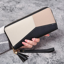 Load image into Gallery viewer, Fashion Zipper Wallets Womens Long Purses Handbags Coin Purse Cards Holder PU Leather Billfold Wallet
