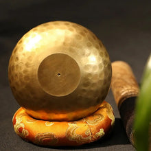 Load image into Gallery viewer, Nepal Tibetan Buddhist Bowl Handmade Singing Bowl Set Cushion Mallet
