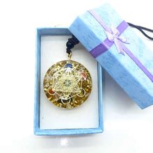 Load image into Gallery viewer, Crystals Energy Generator Orgone Pendant Necklace Healing Reiki Chakra Generato Gift
