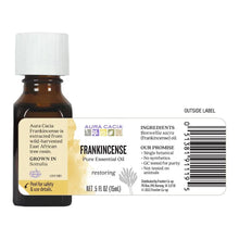 Load image into Gallery viewer, Frankincense essential oil .5 oz Aura Cacia
