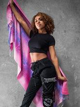 Load image into Gallery viewer, PINK AMETHYST DHARMA ✦ Festival Shawl
