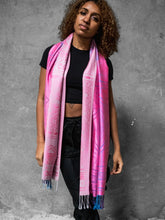 Load image into Gallery viewer, PINK AMETHYST DHARMA ✦ Festival Shawl
