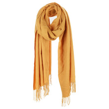 Load image into Gallery viewer, Solid Tassel Oblong Scarf
