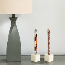 Load image into Gallery viewer, Tall Hand Painted Candles - Pair - Akono Design - Nobunto

