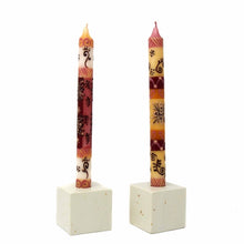 Load image into Gallery viewer, Tall Hand Painted Candles - Pair - Halisi Design - Nobunto
