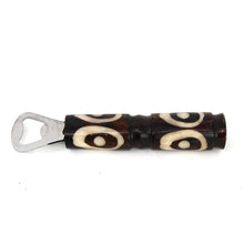 Load image into Gallery viewer, African Batik Bone Bottle Opener, Mixed Designs
