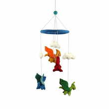 Load image into Gallery viewer, Felt Dragon Mobile - Global Groove

