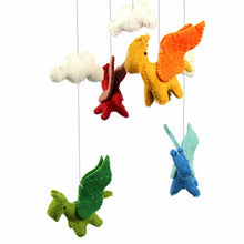 Load image into Gallery viewer, Felt Dragon Mobile - Global Groove
