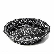 Load image into Gallery viewer, Encantada Handmade Pottery Serving Dish, Black &amp; White
