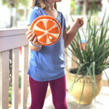 Load image into Gallery viewer, Handmade Felt Fruit Coin Purse - Orange - Global Groove (P)
