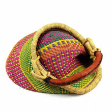 Load image into Gallery viewer, Bolga Pot Design Market Basket, Mixed Colors
