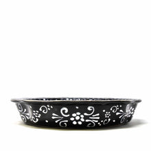 Load image into Gallery viewer, Encantada Handmade Pottery Serving Dish, Black &amp; White
