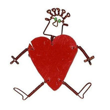 Load image into Gallery viewer, Set of 10 Dancing Girl Heart Body Pins in Red - Creative Alternatives

