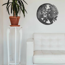 Load image into Gallery viewer, Angel and Moon Metal Art - Croix des Bouquets
