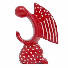 Load image into Gallery viewer, Praying Angel Soapstone Sculpture - Red Finish
