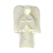Load image into Gallery viewer, Angel Soapstone Sculpture Holding Star

