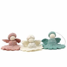 Load image into Gallery viewer, White Angel Felt Ornament - Global Groove (H)
