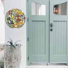 Load image into Gallery viewer, Painted Sea life Metal Wall Art - Croix des Bouquets
