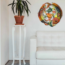 Load image into Gallery viewer, 24 inch Painted Two Fish Jumping - Croix des Bouquets

