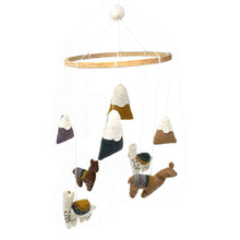 Load image into Gallery viewer, Hand Crafted Felt Little Llamas Mobile
