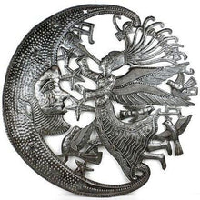 Load image into Gallery viewer, Angel and Moon Metal Art - Croix des Bouquets
