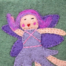 Load image into Gallery viewer, Hand Crafted Felt Starry Fairy Pouch
