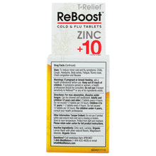 Load image into Gallery viewer, MEDINATURA: Reboost Cold and Flu Tablets Zinc Plus 10 Lemon, 60 tb

