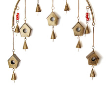 Load image into Gallery viewer, Handcrafted Bird Chime, Recycled Iron and Glass Beads
