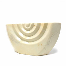 Load image into Gallery viewer, Soapstone White Menorah - Smolart
