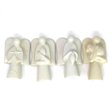 Load image into Gallery viewer, Angel Soapstone Sculpture Holding Heart
