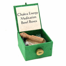 Load image into Gallery viewer, Mini Meditation Bowl Box: 2" Heart Chakra - DZI (Meditation)
