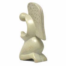 Load image into Gallery viewer, Praying Angel Soapstone Sculpture - Natural Stone
