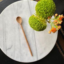 Load image into Gallery viewer, Olive Wood Long Appetizer Spoon, Set of 3
