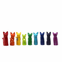Load image into Gallery viewer, Soapstone Tiny Sitting Cats - Assorted Pack of 5 Colors
