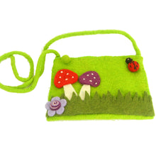 Load image into Gallery viewer, Felt Mushroom Purse - Global Groove (P)
