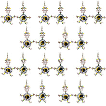 Load image into Gallery viewer, Set of 10 Dancing Tusker Dangle Earrings
