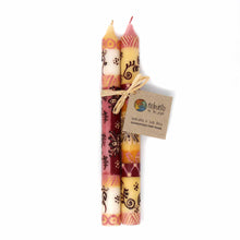 Load image into Gallery viewer, Tall Hand Painted Candles - Pair - Halisi Design - Nobunto
