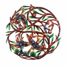 Load image into Gallery viewer, Tree of Life Hand Painted 24-inch Metal Wall Art - Croix des Bouquets
