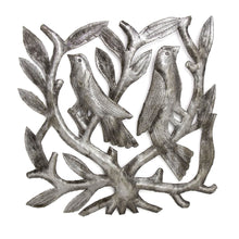 Load image into Gallery viewer, Pair of Square Tree of Life Haitian Steel Drum Wall Art
