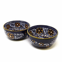 Load image into Gallery viewer, Half Moon Bowls - Blue, Set of Two - Encantada
