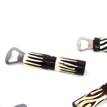 Load image into Gallery viewer, African Batik Bone Bottle Opener, Mixed Designs
