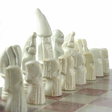 Load image into Gallery viewer, Hand Carved Soapstone Maasai Chess Set - 14&quot; Board - Smolart
