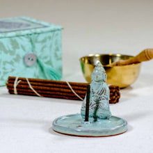 Load image into Gallery viewer, Incense Burner Celadon Buddha - Tibet Collection
