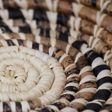 Load image into Gallery viewer, Woven Sisal Basket, Wheat Stalk Spirals In Natural
