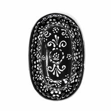 Load image into Gallery viewer, Encantada Handmade Pottery Butter Dish, Black &amp; White

