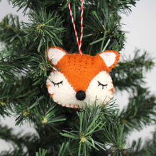 Load image into Gallery viewer, Christmas Ornament: Fox - Global Groove (H)
